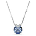 Swarovski Bella V pendant Round cut, Green, 18K gold finish