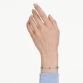 Swarovski Imber bracelet Round cut, White, 18K rose gold finish