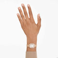 Swarovski Matrix octagon watch Metal bracelet, Rose gold tone, Rose gold-tone finish