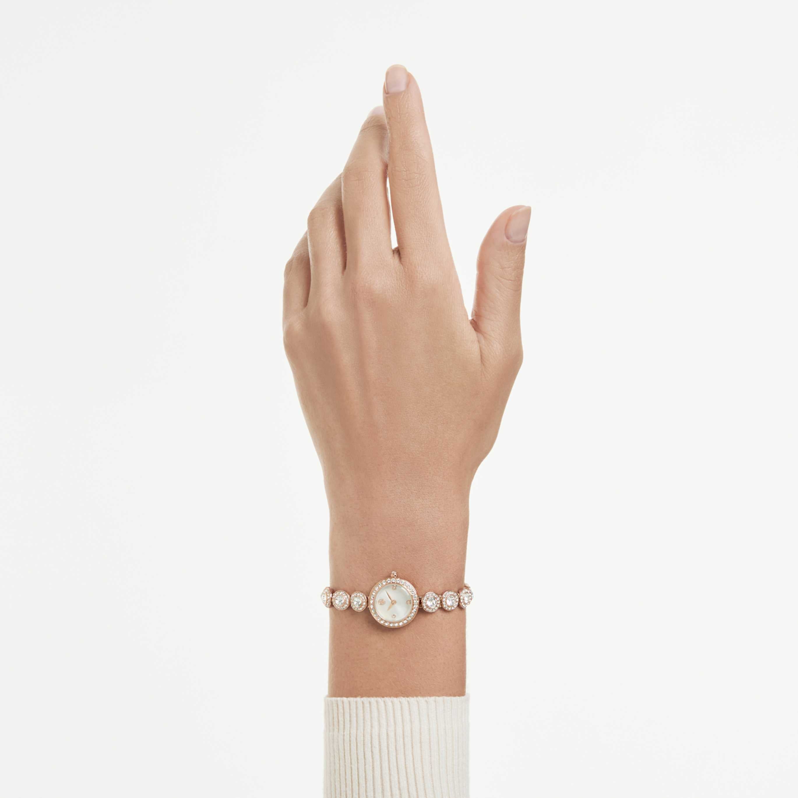 Swarovski Una Angelic watch Crystal bracelet, Gold tone, Gold-tone finish